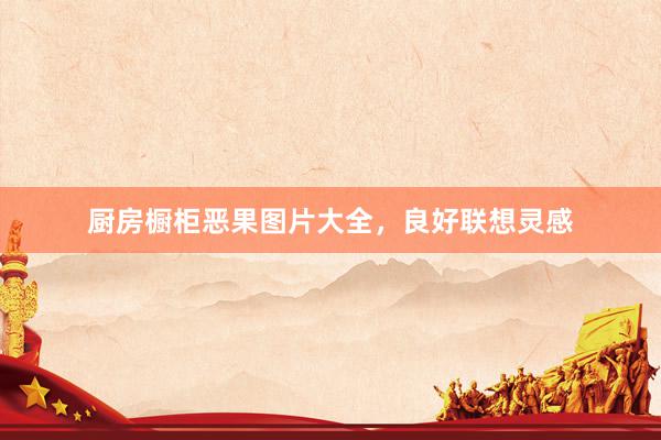 厨房橱柜恶果图片大全，良好联想灵感